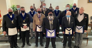 New Officers Elected for 2021-2022 Masonic Year 2021-2022 Lodge Officers